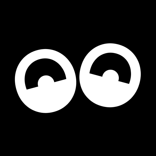 ORBITOON square mark — black